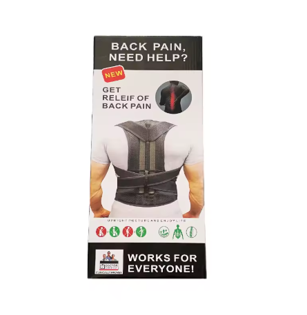 Corrector de Postura Ajustable y Transpirable