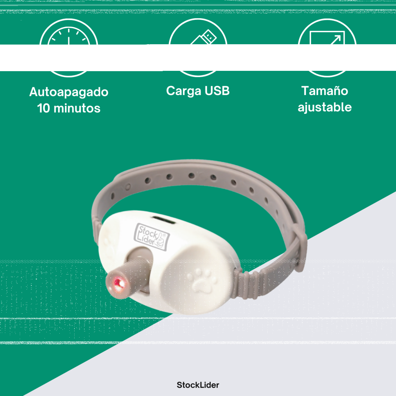 LAIMARC - Collar de juego láser para mascotas