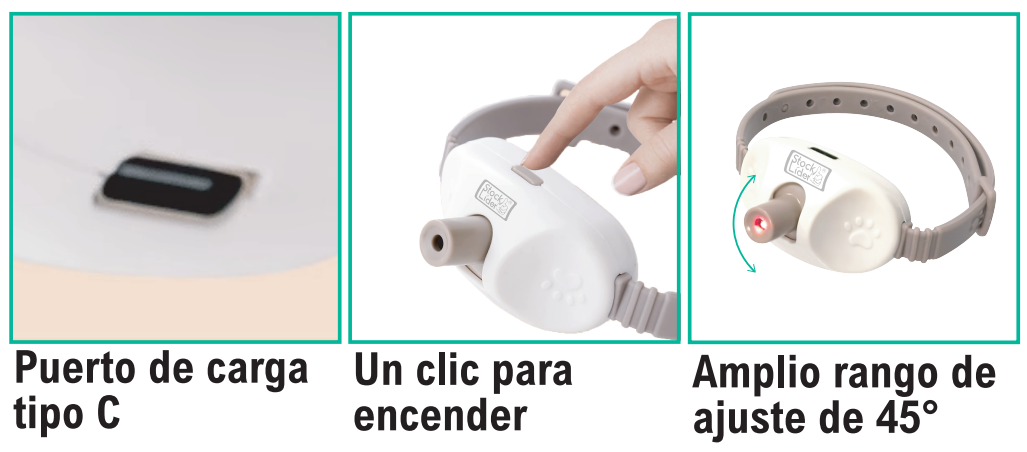 LAIMARC - Collar de juego láser para mascotas