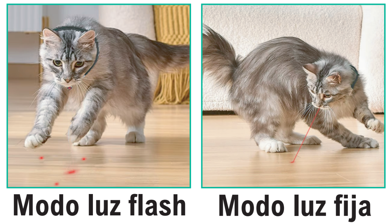 LAIMARC - Collar de juego láser para mascotas