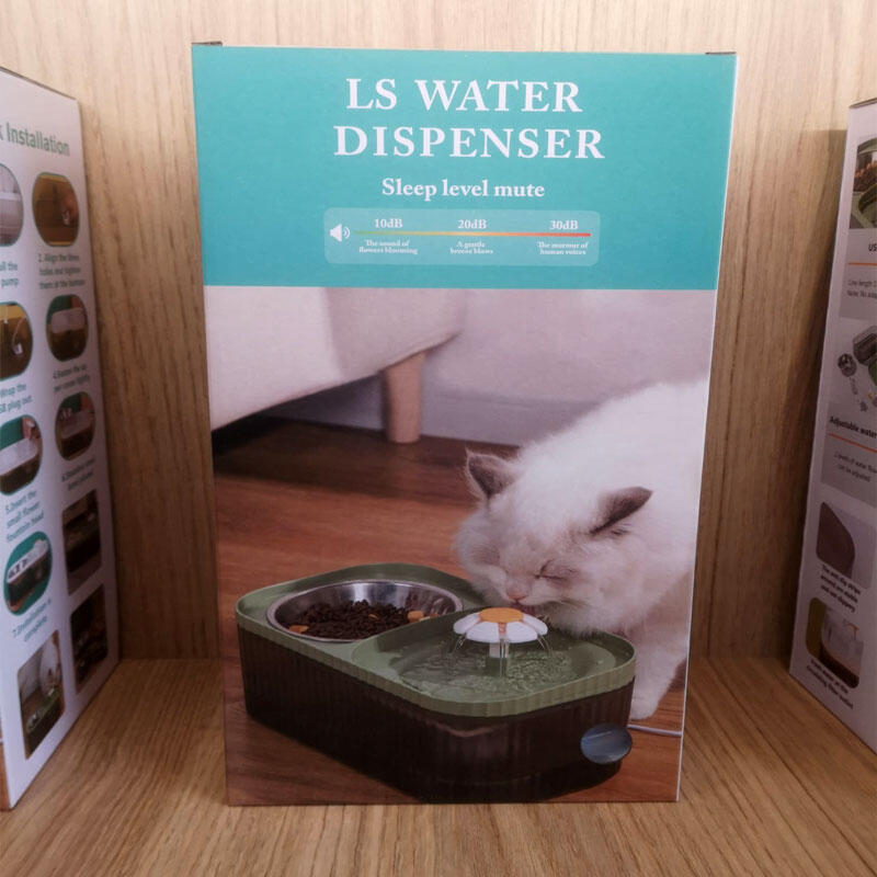 LAIMARC - Comedero y bebedero de mascotas con fuente