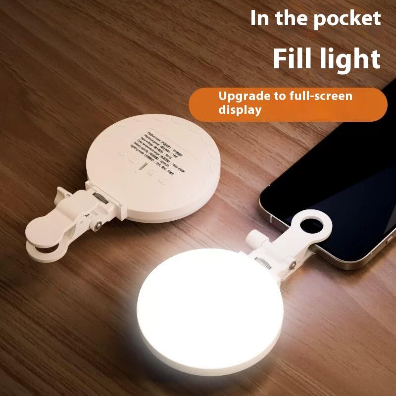 LAIMARC - Luz de Relleno para Móvil – Iluminación Portátil para Fotos y Vídeos