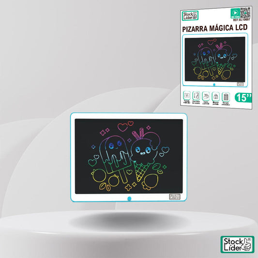 LAIMARC - Pizarra mágica LCD 15 pulgadas