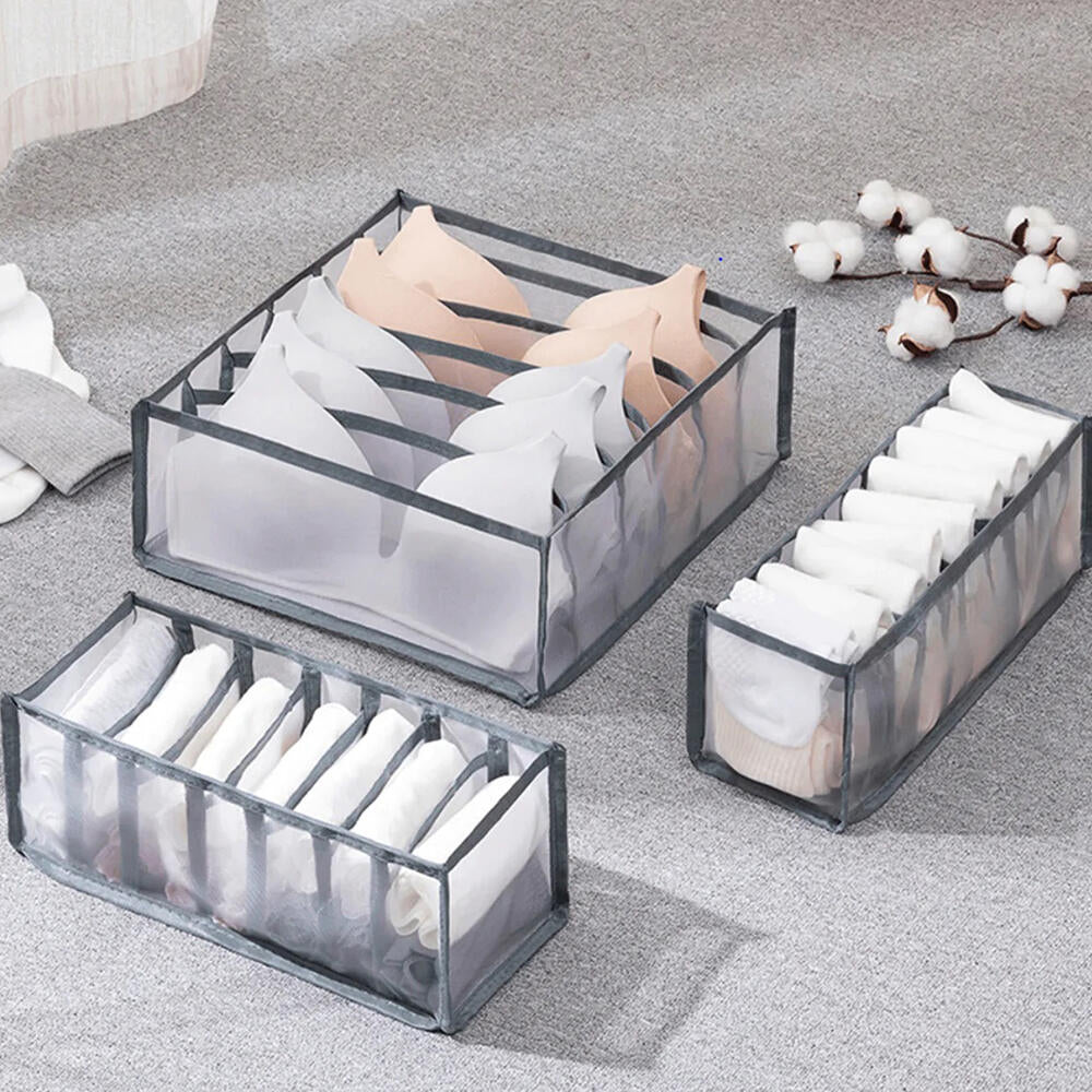 LAIMARC - Organizadores para ropa interior para cómoda 6 Unidades