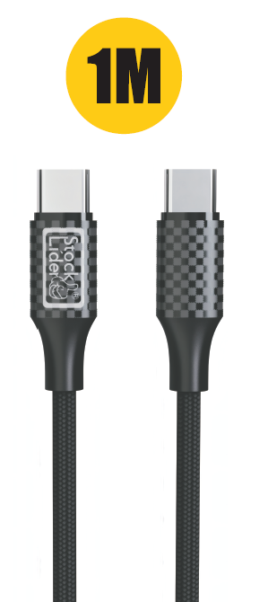 CABLE DE CARGA TIPO C - TIPO C 1M
