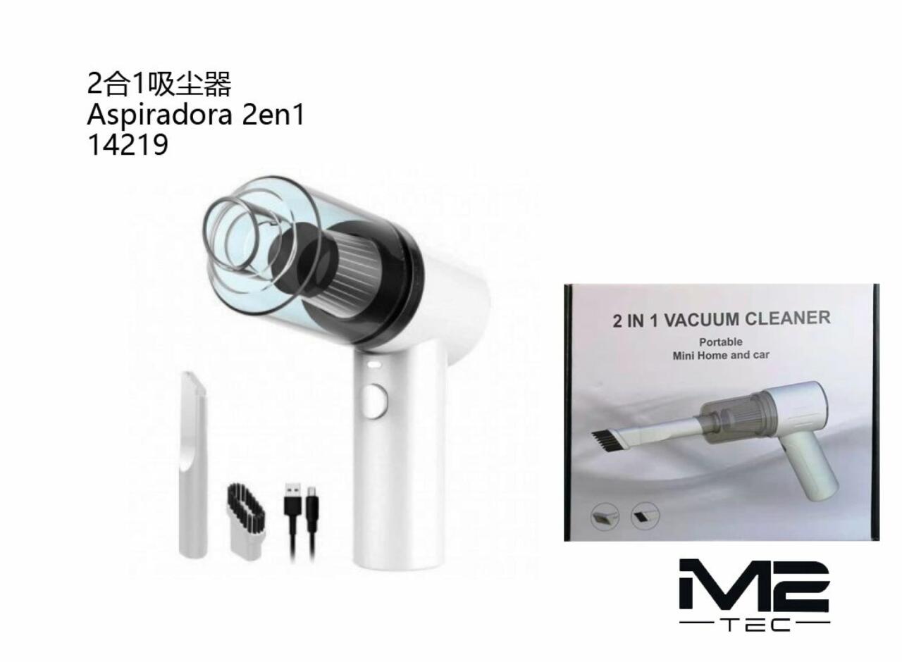 Aspirador 2 en 1 Blanco Multifunción Compacto