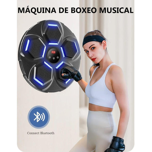 Máquina de boxeo musical con guantes