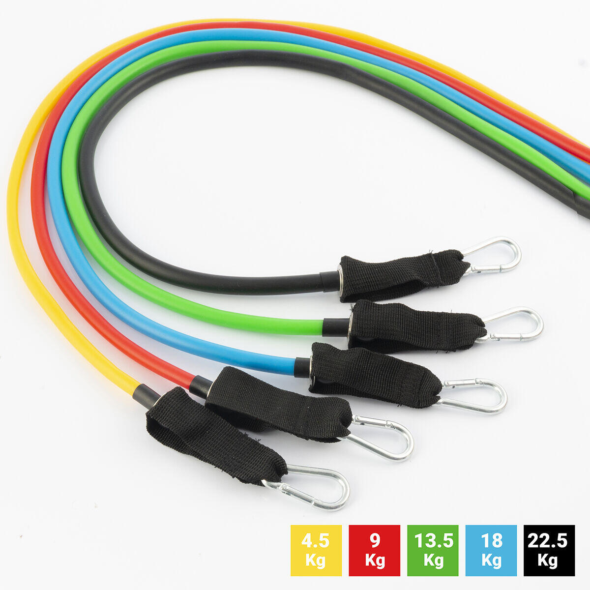 Set de Bandas de Resistencia Rebainer InnovaGoods 5 Unidades