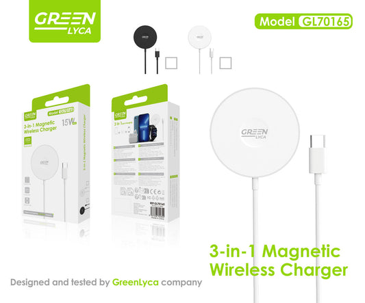 Cargador Inalambrico 3 En 1